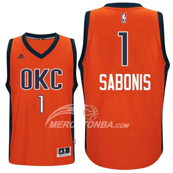 Maglia NBA Sabonis Oklahoma City Thunder Naranja